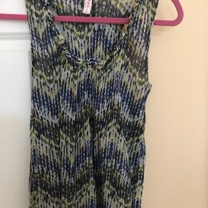 Semi-sheer, Multicolor Tunic/Top by Sweet Pea